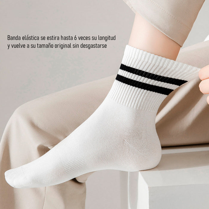Calcetines Largos Blancos 36-40