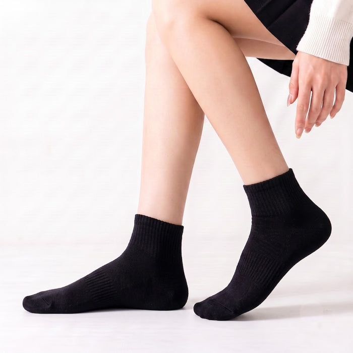 Calcetines Cortos Negros 36-40