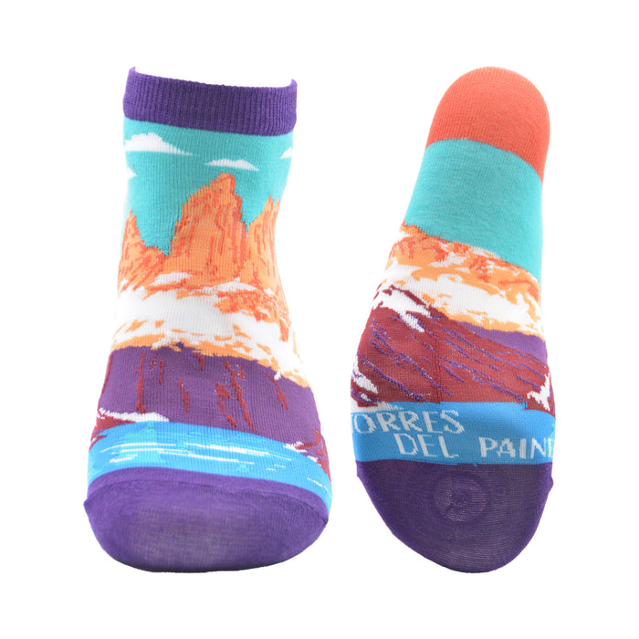 Calcetín Corto de Algodón Chile Torres del Paine