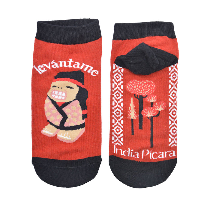 Calcetín Corto de Algodón Chile India Pícara
