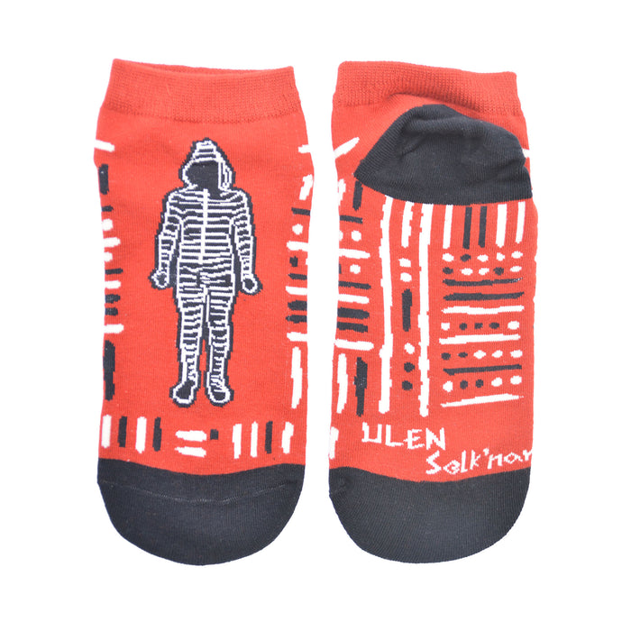Calcetín Corto de Algodón Chile Selknam Ulen