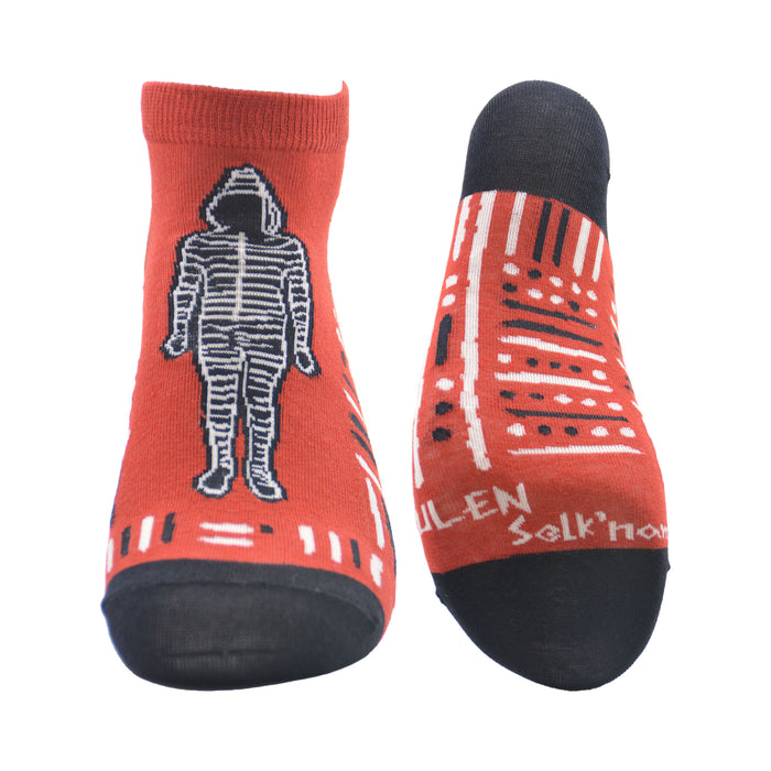 Calcetín Corto de Algodón Chile Selknam Ulen