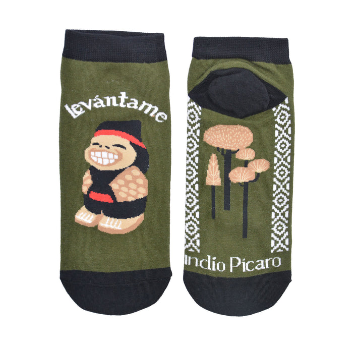 Calcetín Corto de Algodón Chile Indio Pícaro 41-45