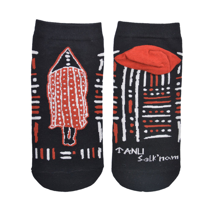 Calcetín Corto de Algodón Chile Selknam Tanu 41-45