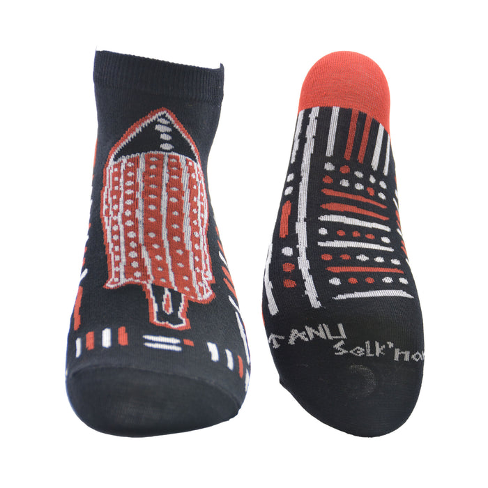 Calcetín Corto de Algodón Chile Selknam Tanu 41-45