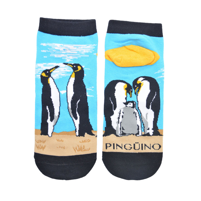 Calcetín Corto de Algodón Chile Pingüino 41-45