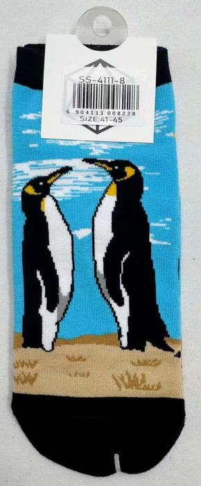 Calcetín Corto de Algodón Chile Pingüino 41-45