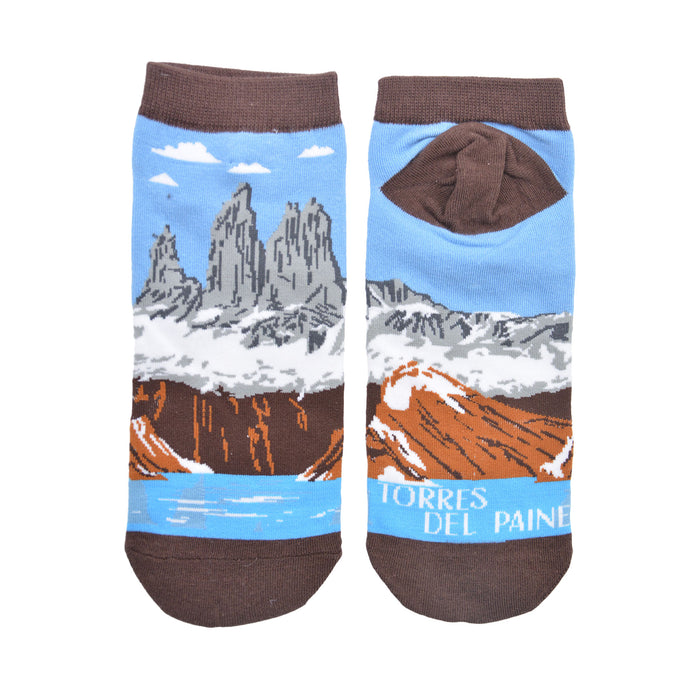 Calcetín Corto de Algodón Chile Torres del Paine 41-45