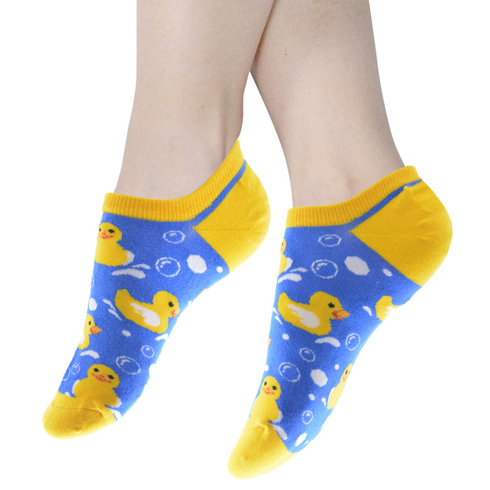 Calcetines Invisibles de Algodón Patos al Agua