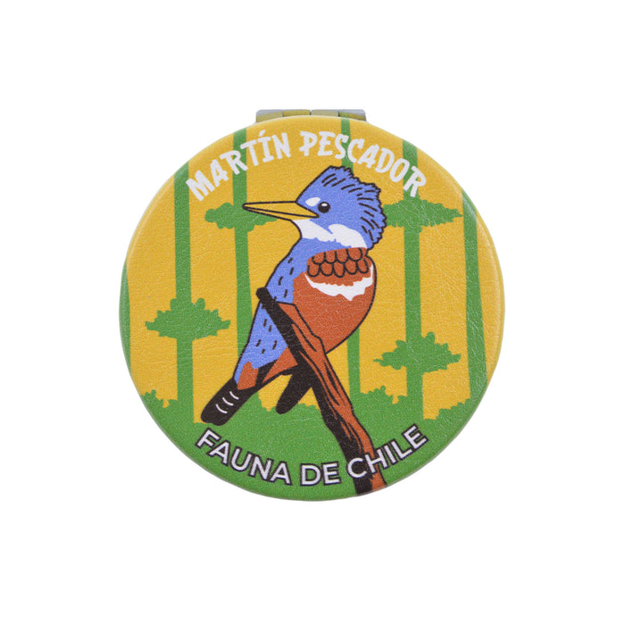 Espejo de Cartera Fauna de Chile Martín Pescador