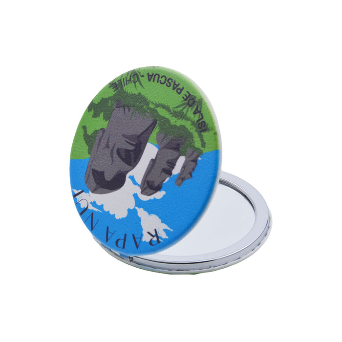 Espejo de Cartera Rapa Nui Isla de Pascua Chile