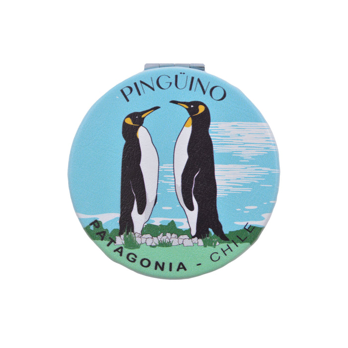 Espejo de Cartera Pingüinos Patagonia Chile