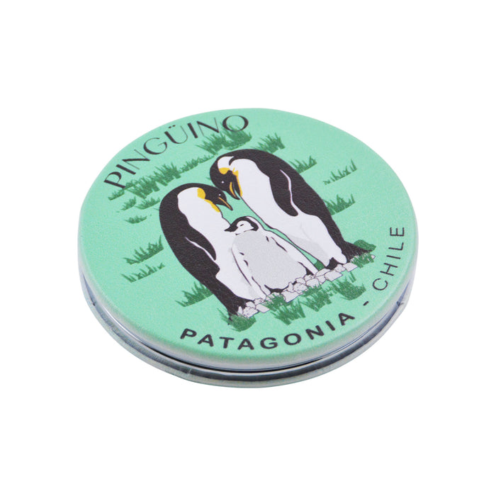 Espejo de Cartera Pingüinos Patagonia Chile