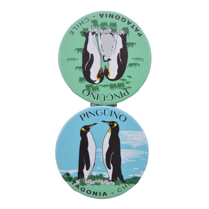 Espejo de Cartera Pingüinos Patagonia Chile