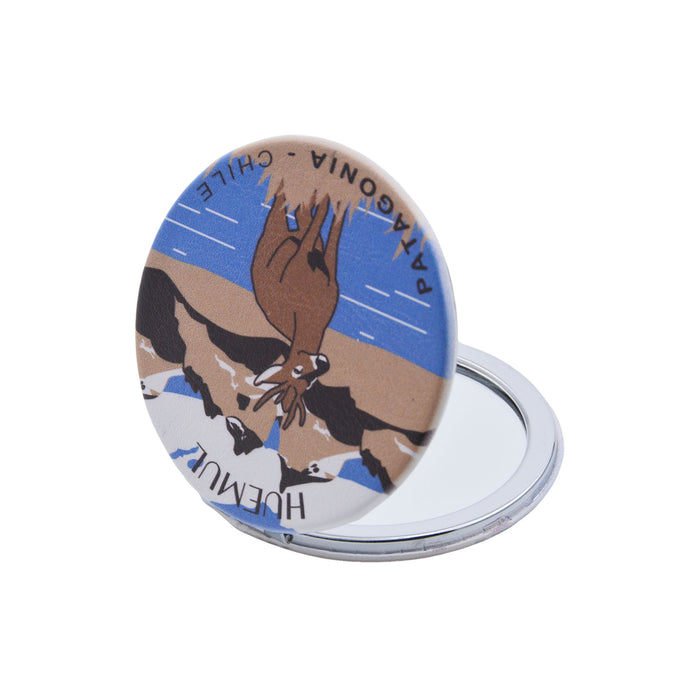 Espejo de Cartera Huemul Fauna de Chile