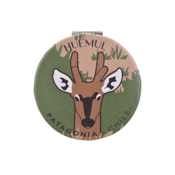 Espejo de Cartera Huemul Fauna de Chile
