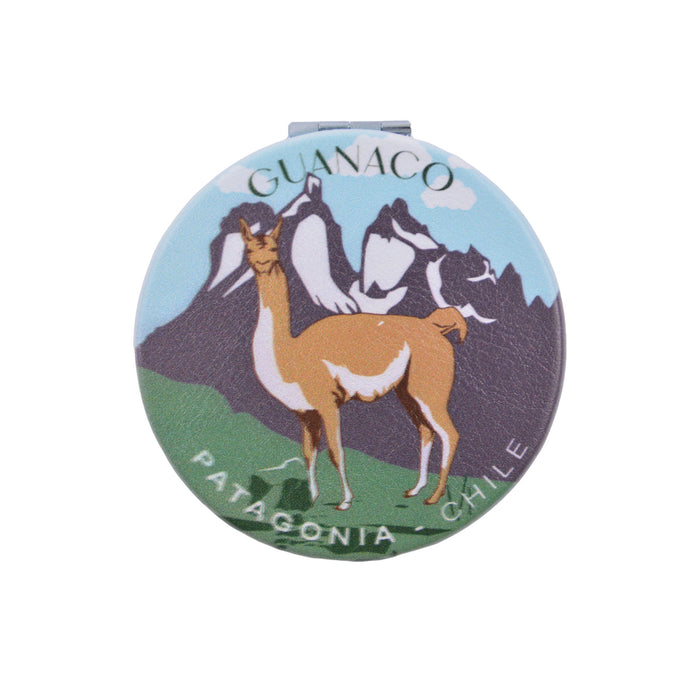 Espejo de Cartera Guanaco Fauna de Chile