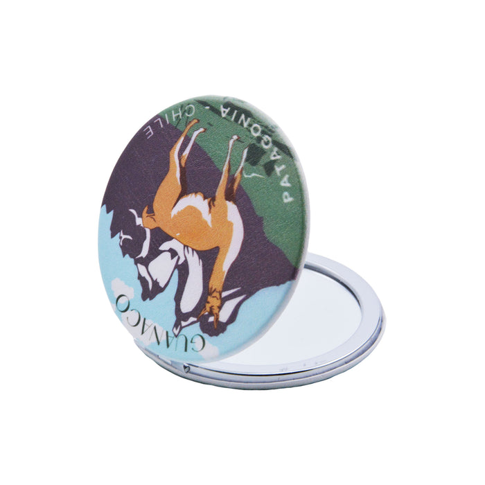 Espejo de Cartera Guanaco Fauna de Chile