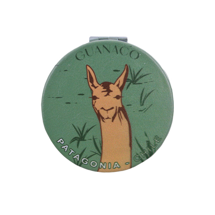 Espejo de Cartera Guanaco Fauna de Chile