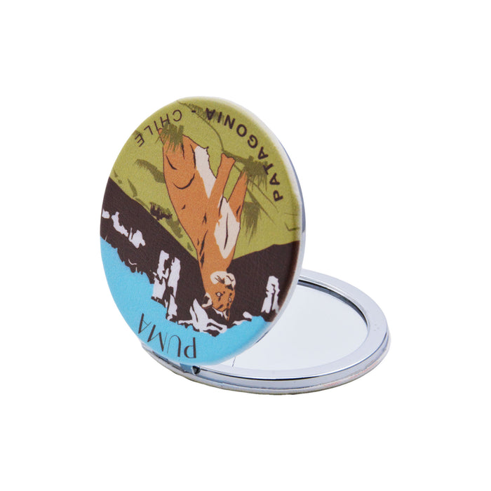 Espejo de Cartera Puma Fauna de Chile