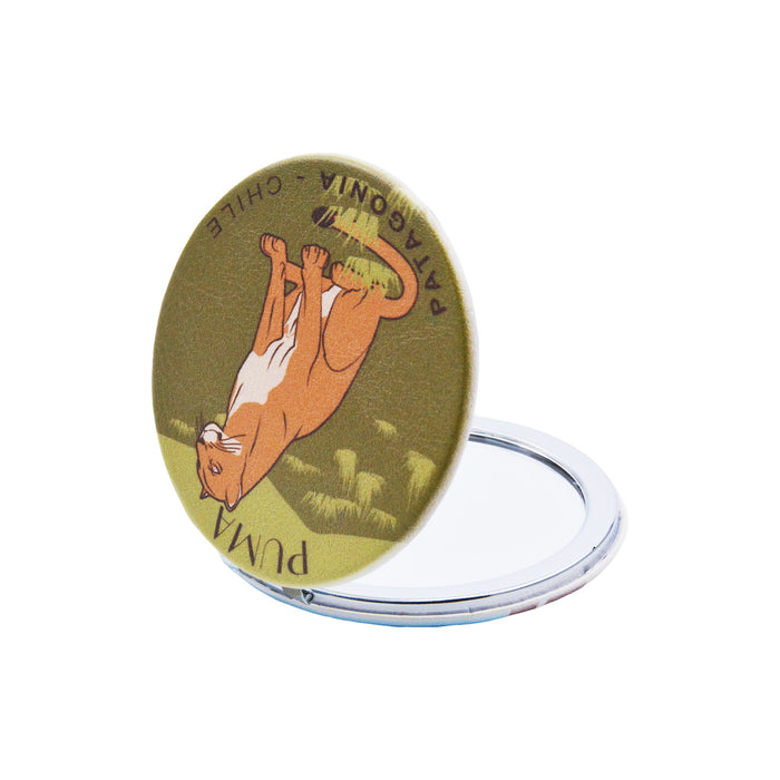 Espejo de Cartera Puma Fauna de Chile