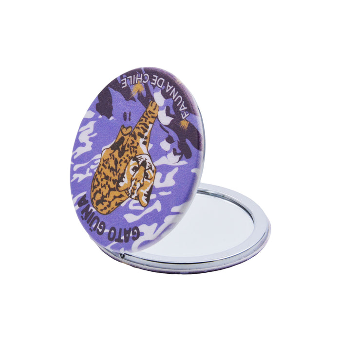 Espejo de Cartera Gato Güiña Patagonia Chile