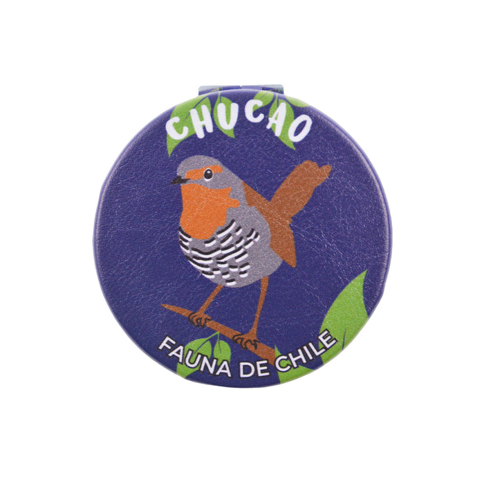Espejo de Cartera Fauna de Chile Chucao