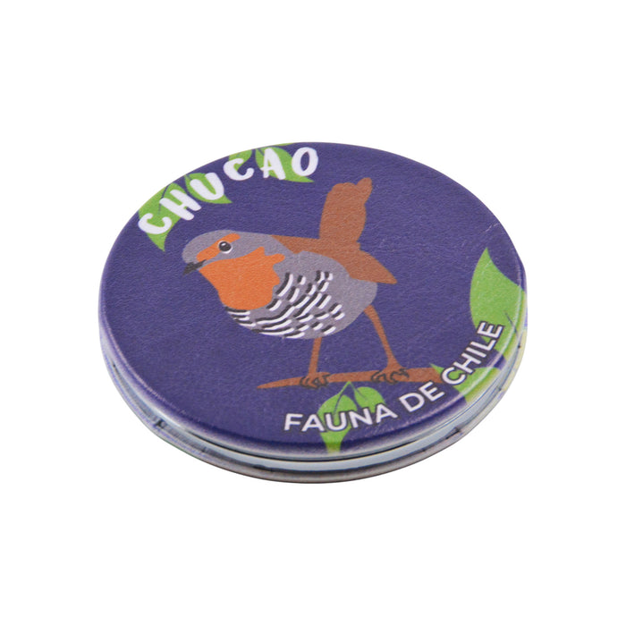 Espejo de Cartera Fauna de Chile Chucao