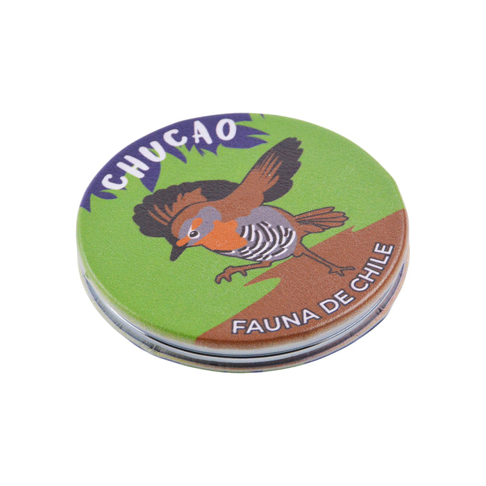 Espejo de Cartera Fauna de Chile Chucao