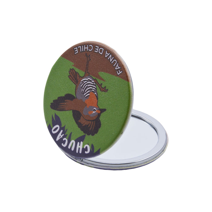 Espejo de Cartera Fauna de Chile Chucao