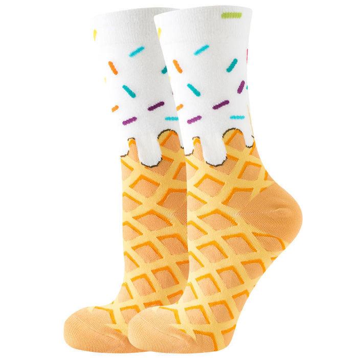 Calcetines Ricos Helados de Cono