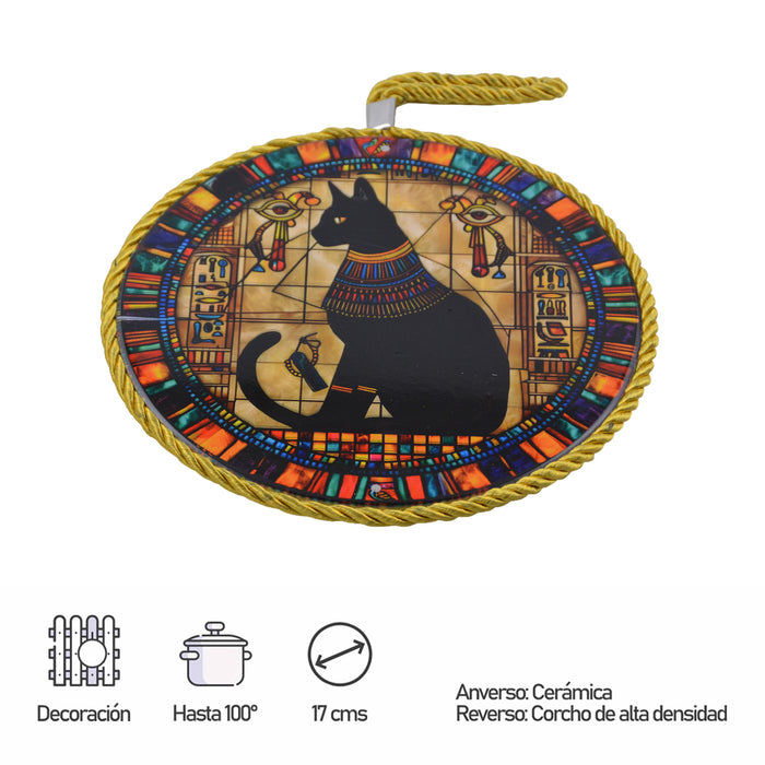 Posaollas Gato Egipcio Cordòn Amarillo