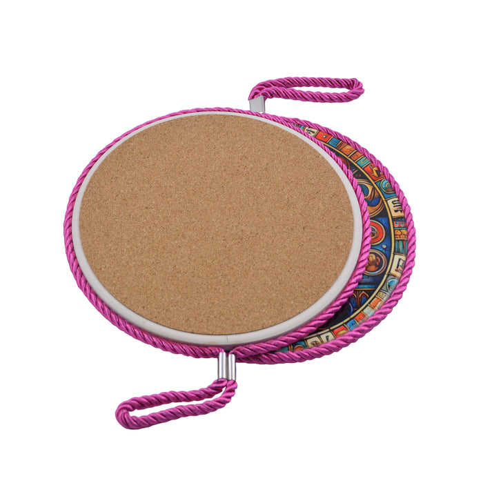 Posaollas Gato Egipcio Cordòn Fucsia