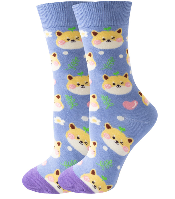 Calcetines Perro Beige Animal