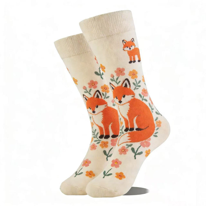 Calcetines Zorrito entre Flores