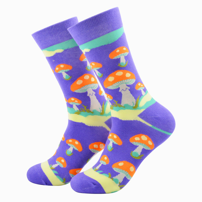Calcetines Hongos Colores Intensos