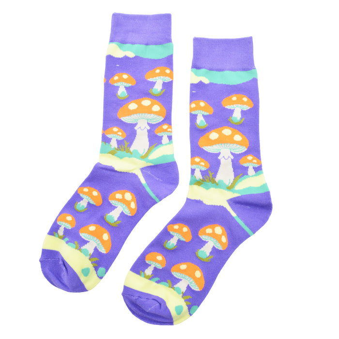 Calcetines Hongos Colores Intensos