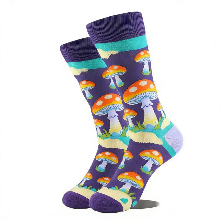 Calcetines Hongos Colores Intensos