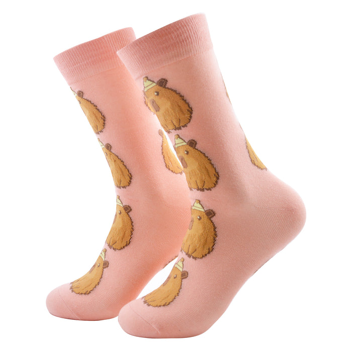 Calcetines Capibara con Gorrito