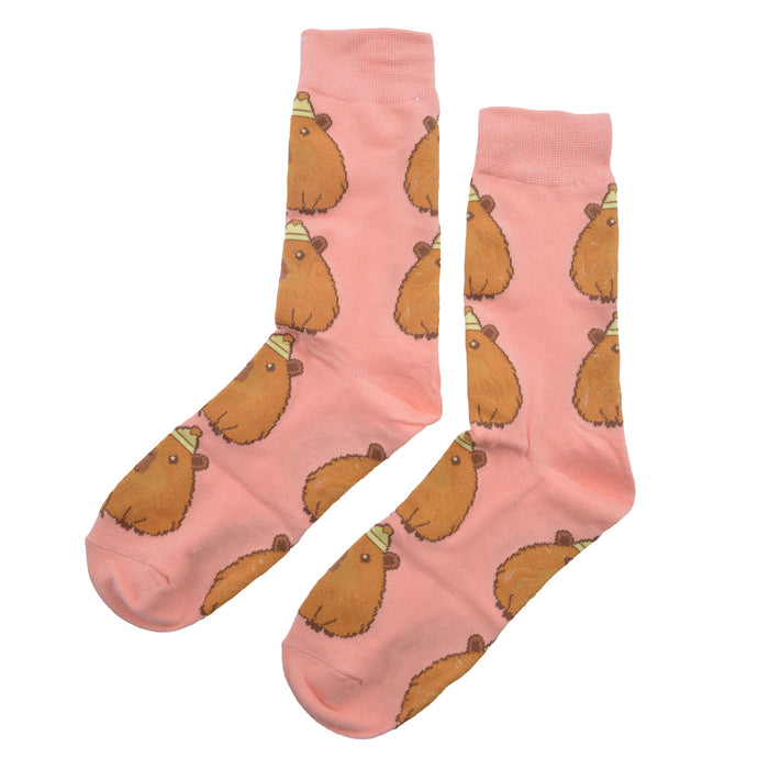 Calcetines Capibara con Gorrito