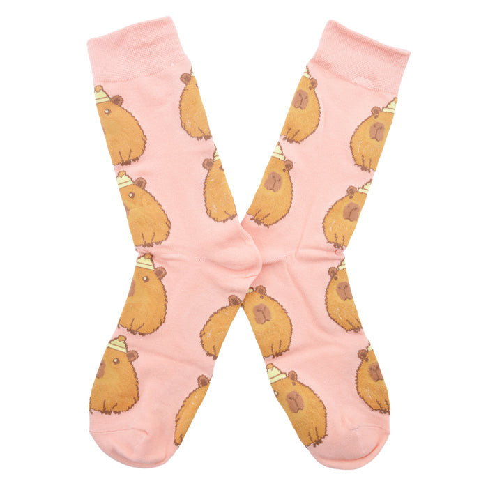 Calcetines Capibara con Gorrito