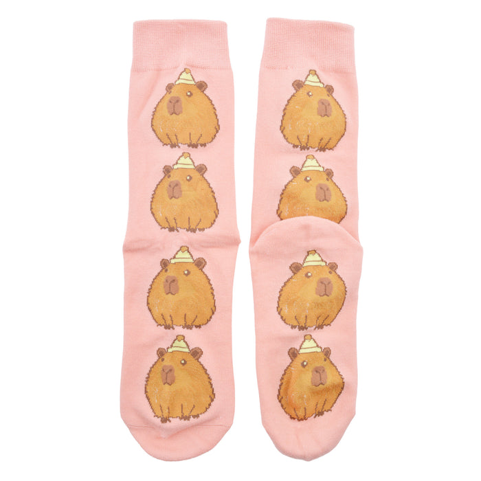 Calcetines Capibara con Gorrito