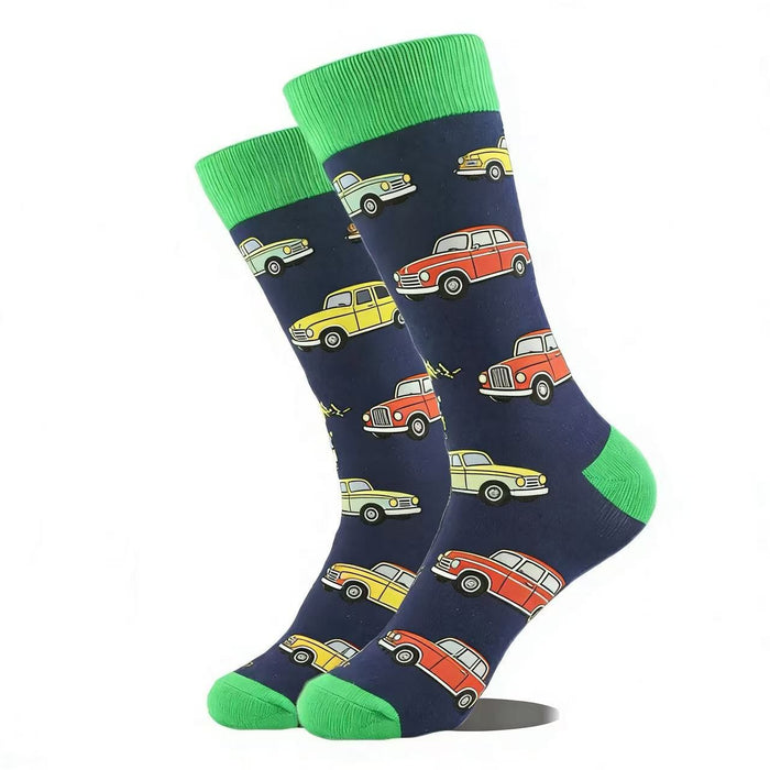 Calcetines Autos Antiguos de Colores