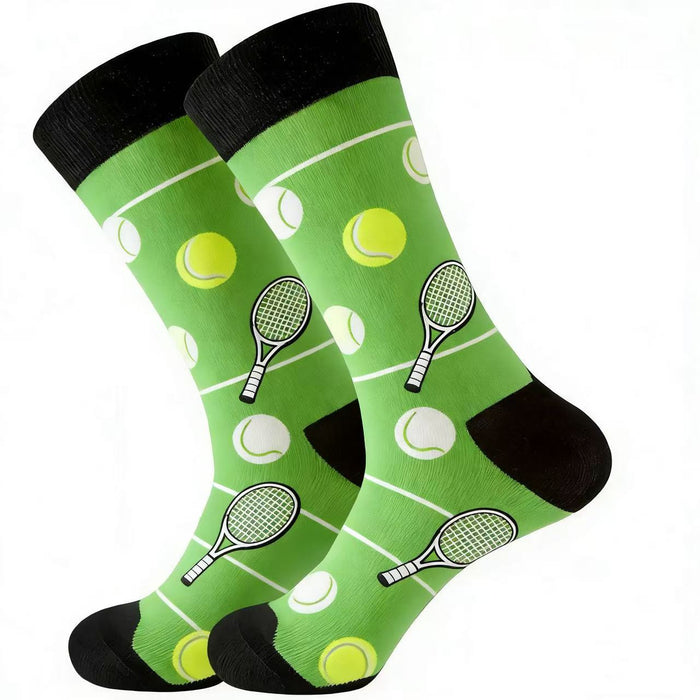 Calcetines Raquetas y Pelotas de Tenis