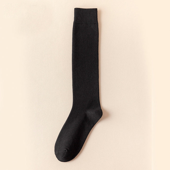 Calcetines Lisos Extra Largos Negros 41-45
