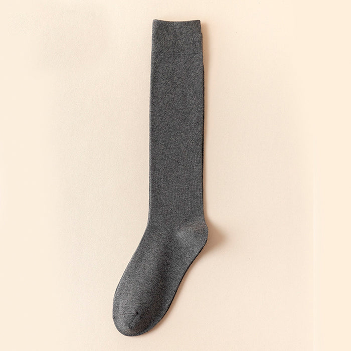 Calcetines Lisos Extra Largos Gris 41-45