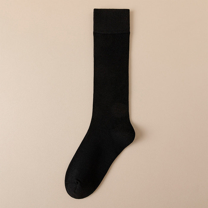 Calcetines Lisos Extra Largos Negros 36-40
