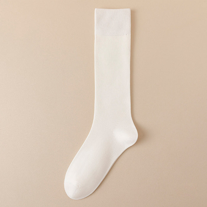 Calcetines Lisos Extra Largos Blanco 36-40