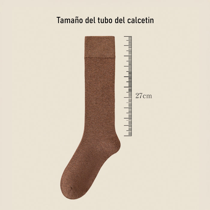 Calcetines Lisos Extra Largos Gris 36-40