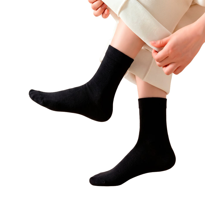 Calcetines Liso Color Negro 36-40